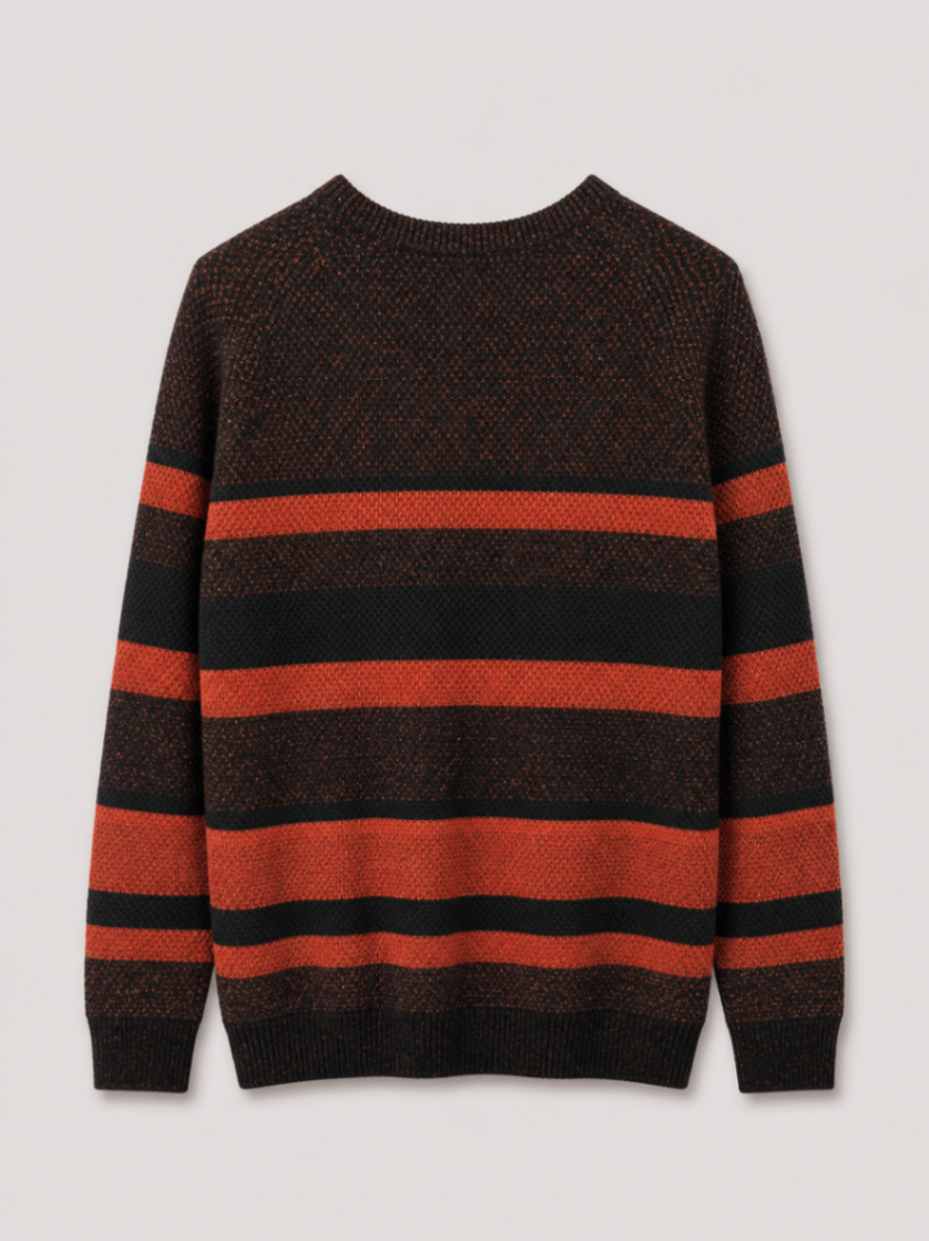 EDC Esprit Sweater Large Black and Orange