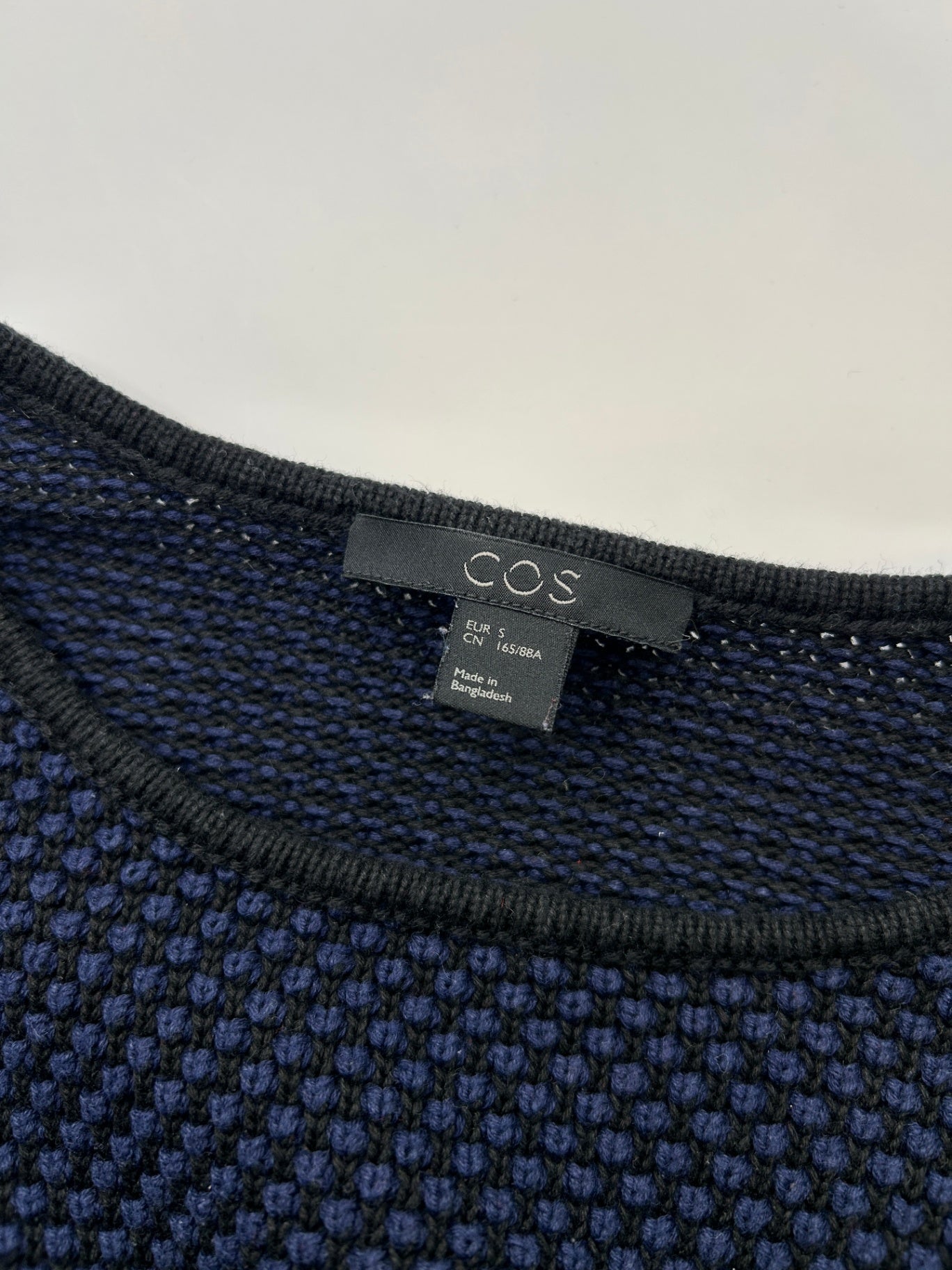 COS Dress S Blue and black