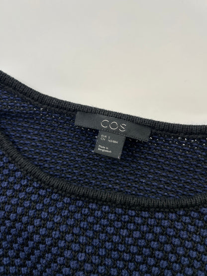 COS Dress S Blue and black