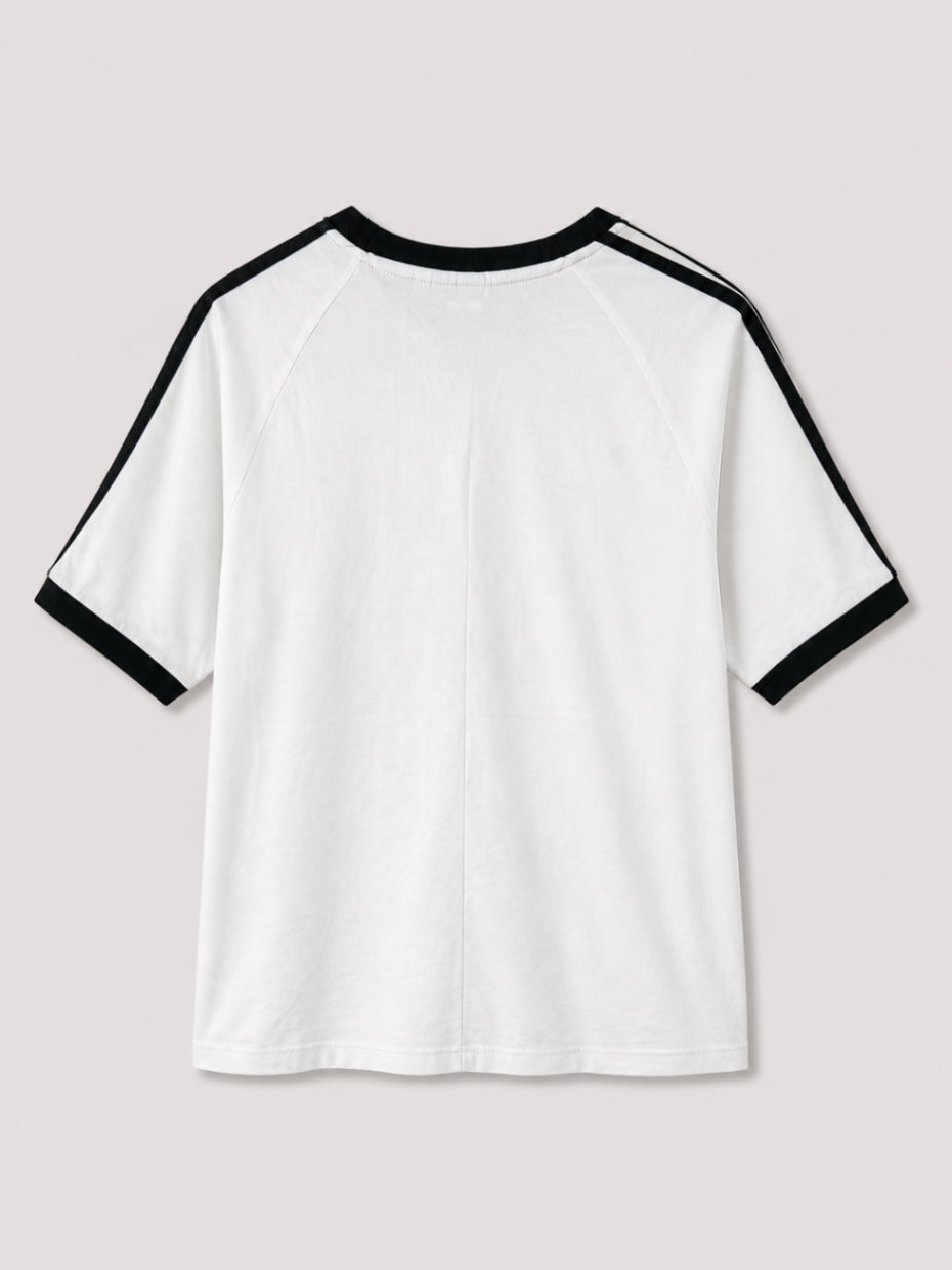 adidas T-Shirt M White and Black