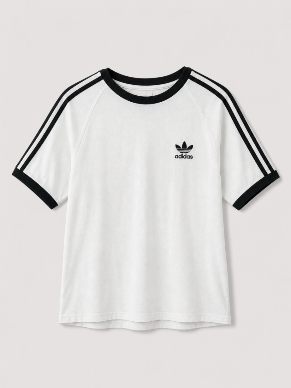 adidas T-Shirt M White and Black