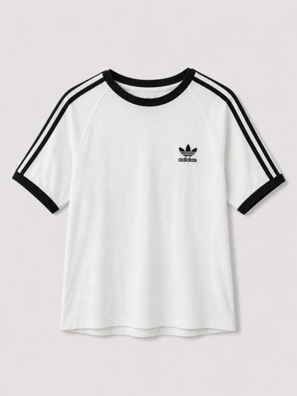 adidas T-Shirt M White and Black