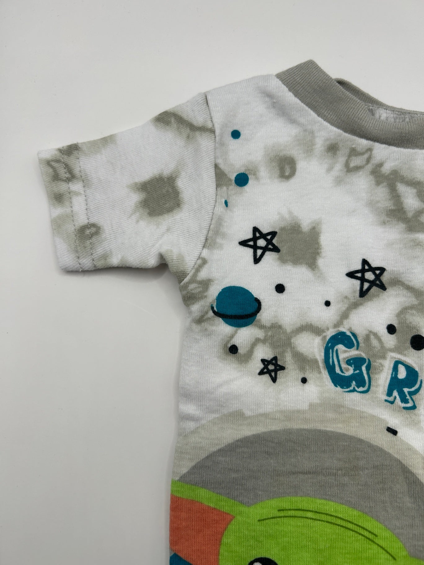 Star Wars Pajamas White and Gray with colorful accents