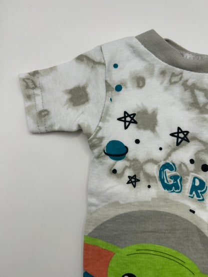 Star Wars Pajamas White and Gray with colorful accents