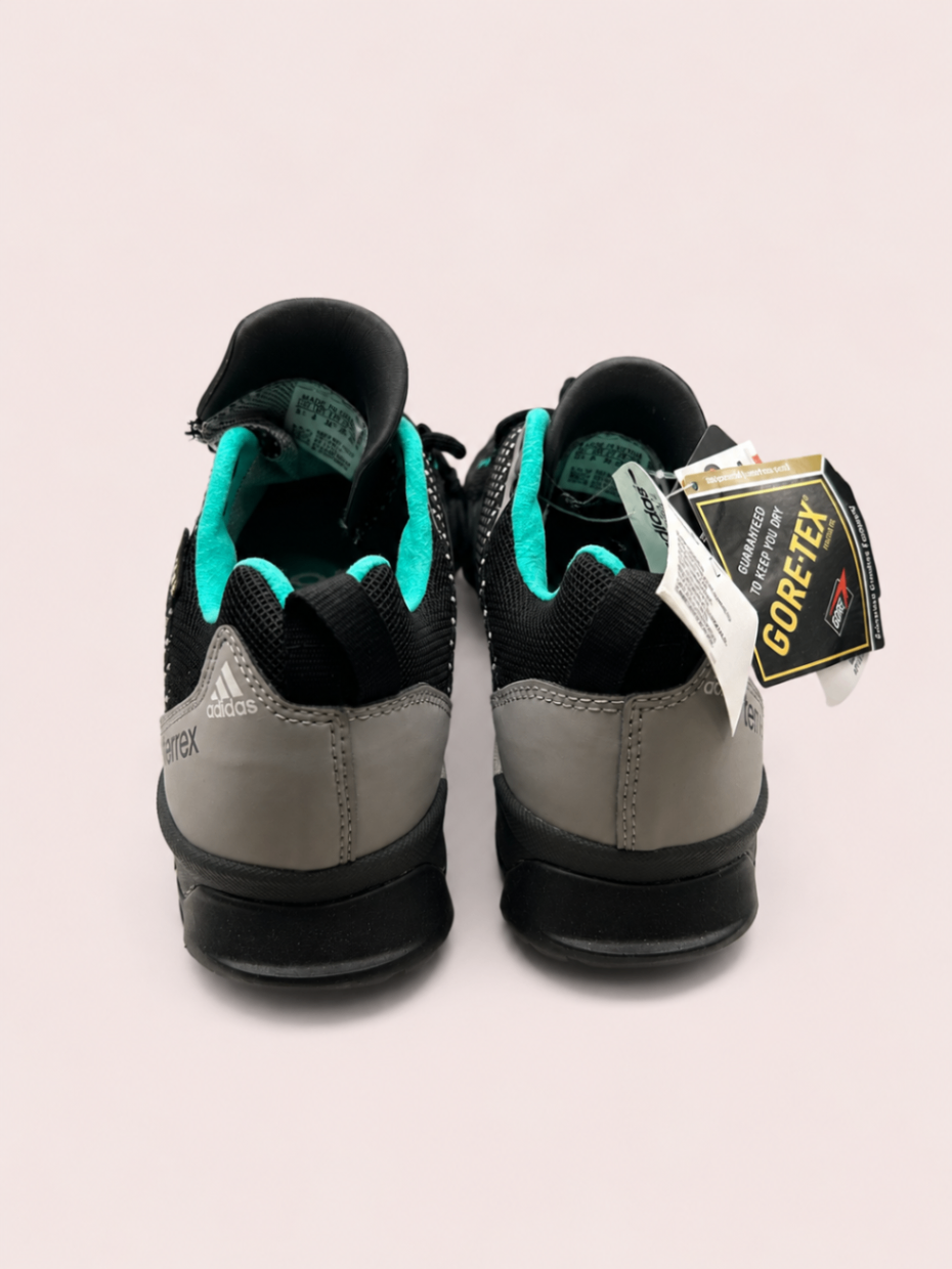 adidas Trail Running Shoes Black with teal accents