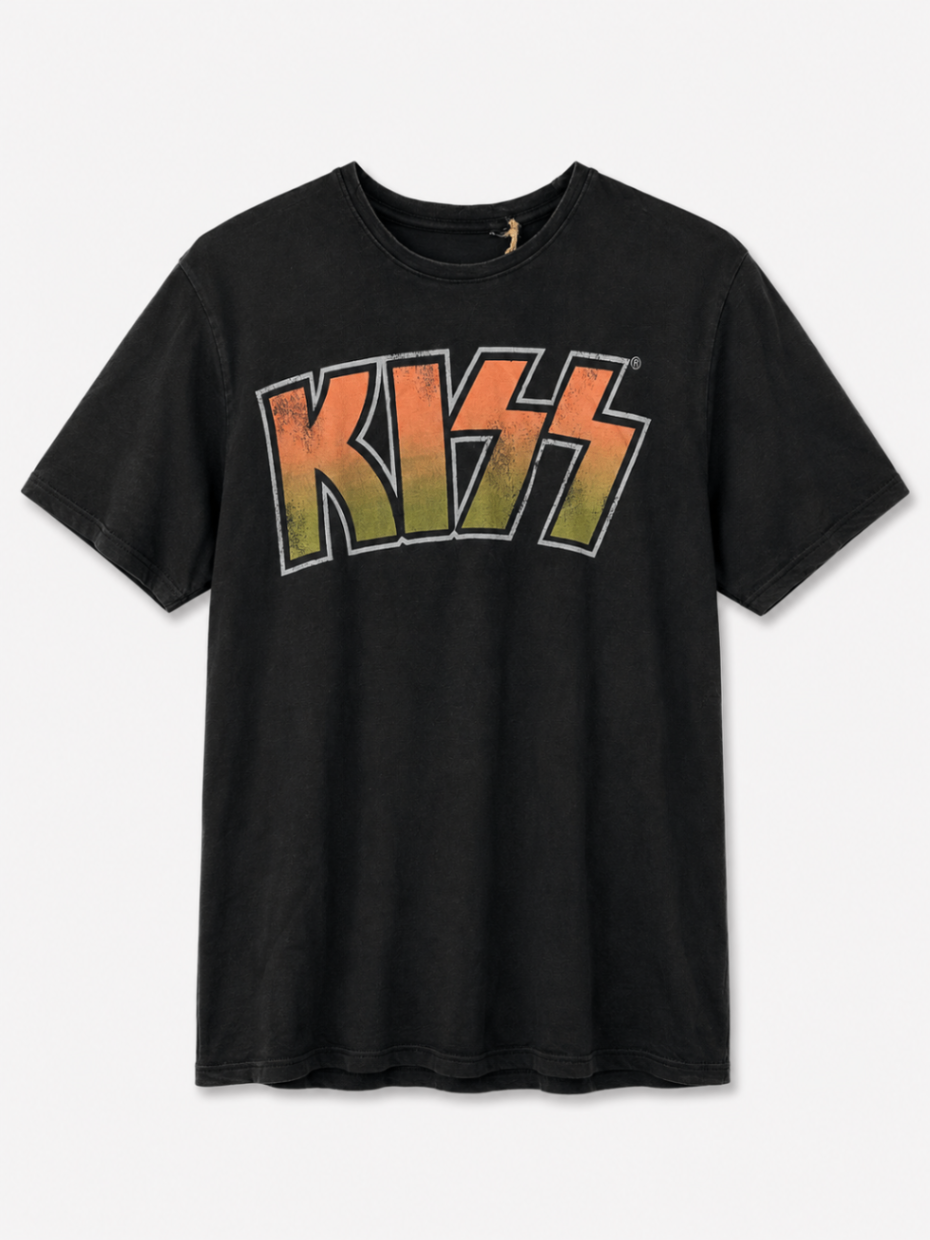 Kiss - T-Shirt - Black - size: L