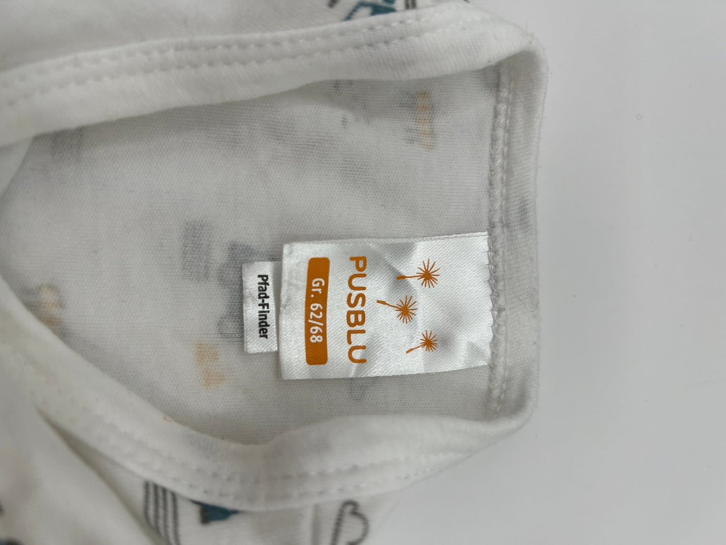 Pusblu Sleepwear White with multicolor print