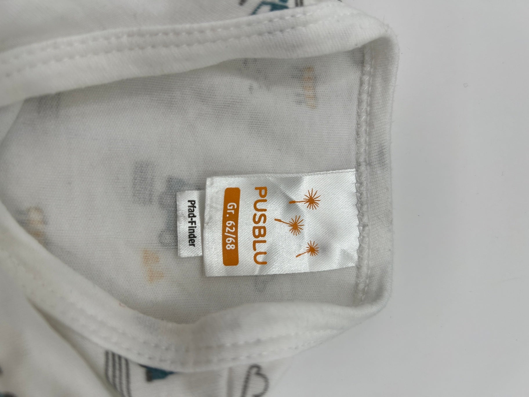 Pusblu Sleepwear White with multicolor print