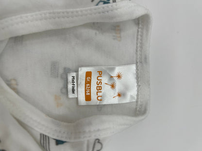 Pusblu Sleepwear White with multicolor print