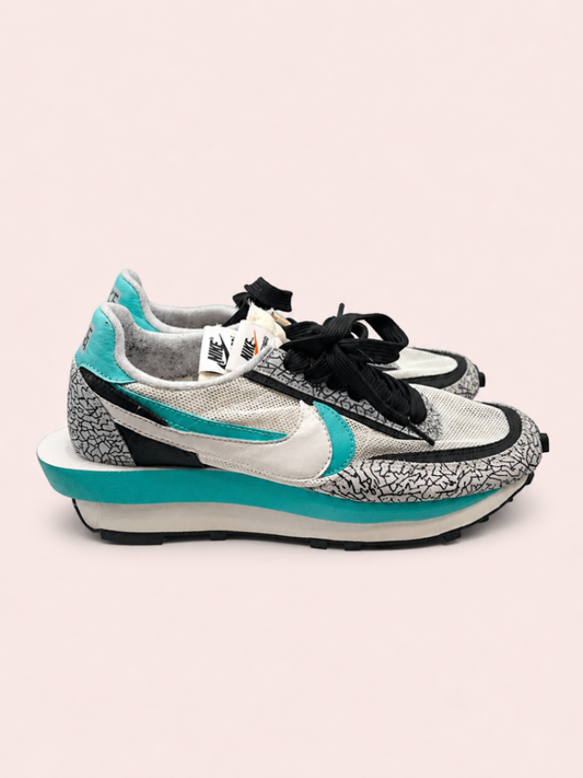 Nike Sneakers White, Black, Turquoise, Light Gray