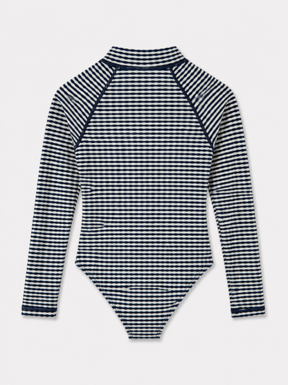Unknown Long Sleeve T-Shirt Navy and White