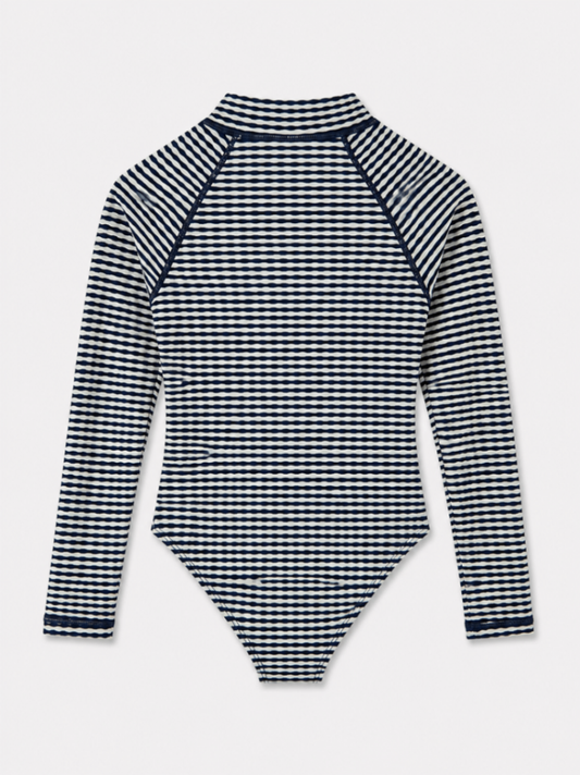Unknown Long Sleeve T-Shirt Navy and White