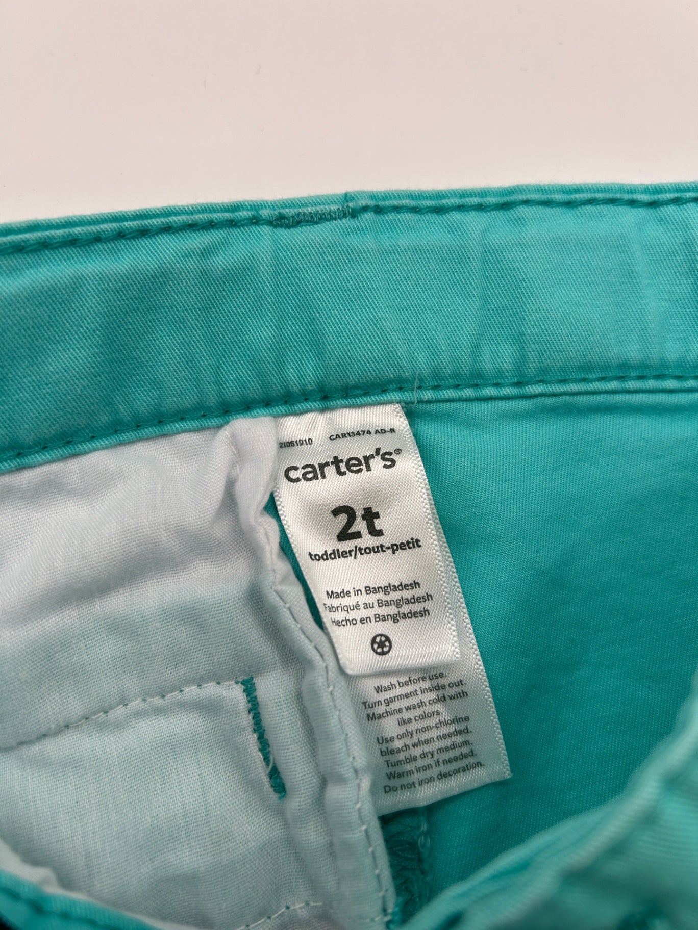 Carter's Shorts Turquoise