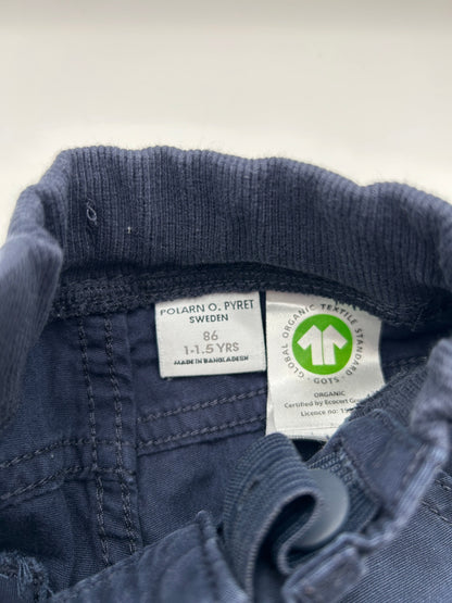 Polarn O. Pyret Shorts Navy blue - Size 1-1.5