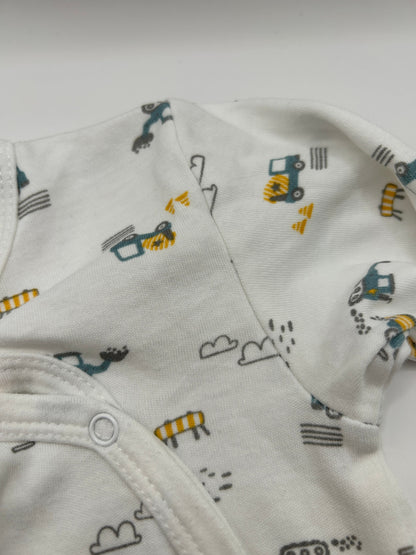 Pusblu Sleepwear White with multicolor print