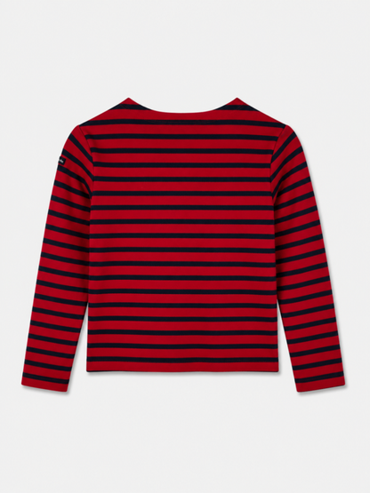 Weekend a la Mer Top / T-shirt Red and black