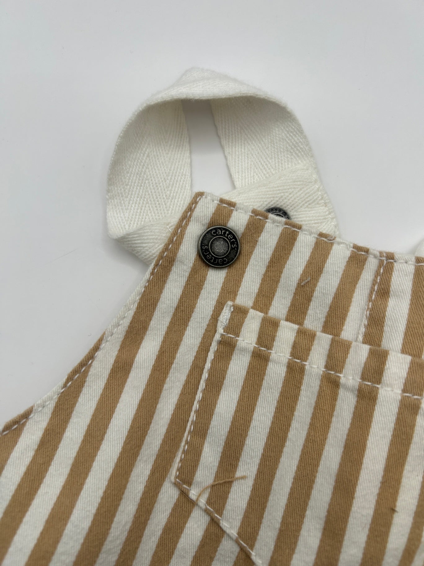 Carters Jumpsuit Beige and white