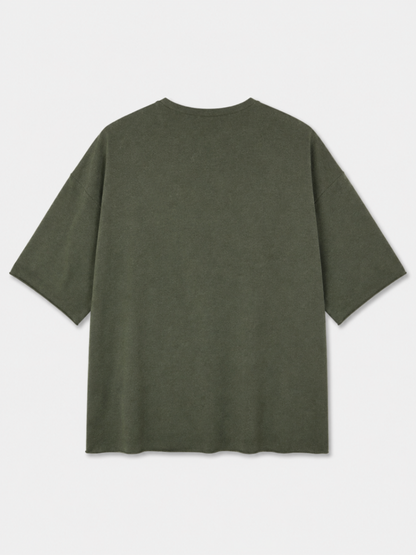 PRJCT AMS - Henley Shirt - Green - size: M