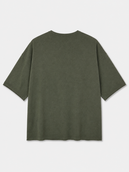 PRJCT AMS - Henley Shirt - Green - size: M