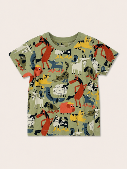 Polarn O. Pyret T-Shirt Green