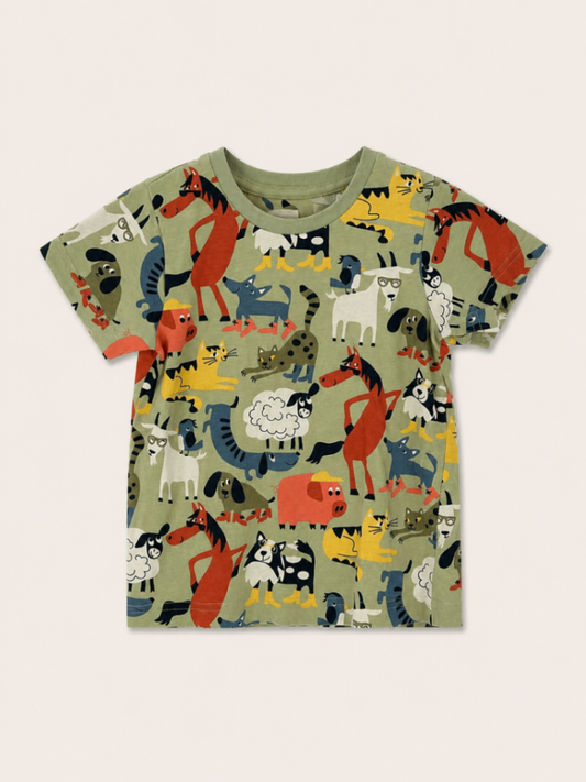 Polarn O. Pyret T-Shirt Green