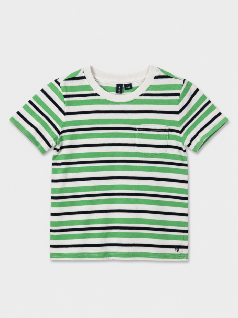 Janie and Jack T-Shirt Green, White, Black