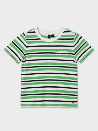 Janie and Jack T-Shirt Green, White, Black