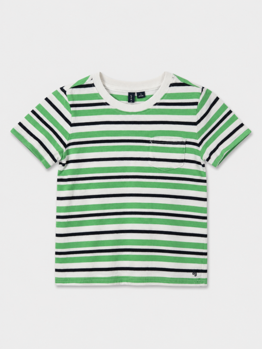 Janie and Jack T-Shirt Green, White, Black