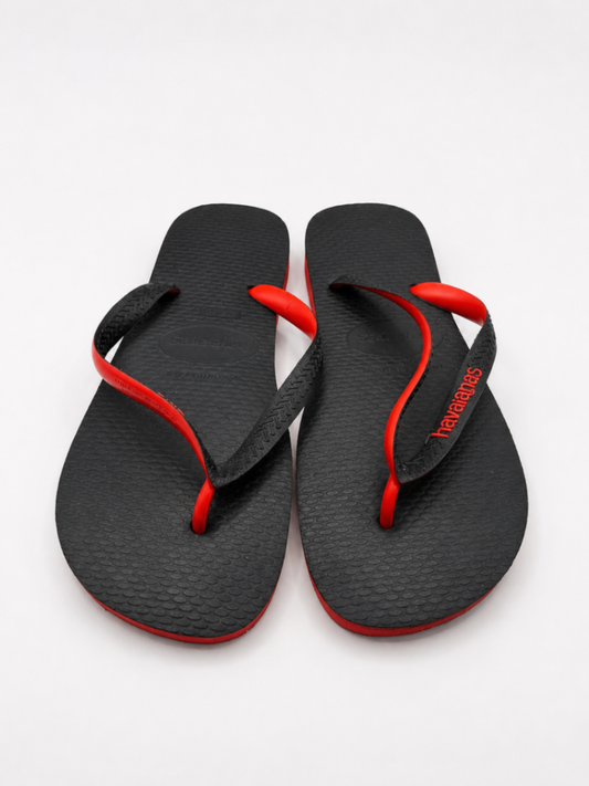 Havaianas Flip Flops Black and Red