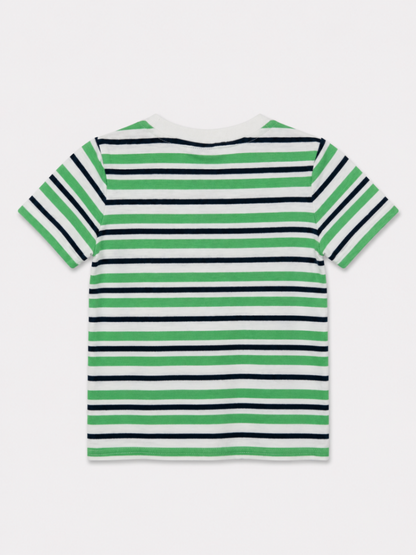 Janie and Jack T-Shirt Green, White, Black