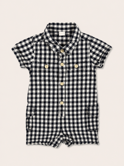 Baby Gap Romper Black and White
