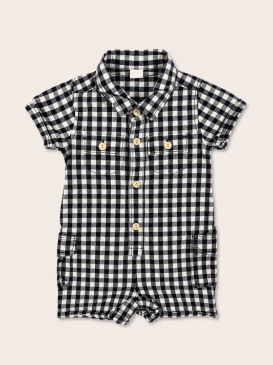 Baby Gap Romper Black and White