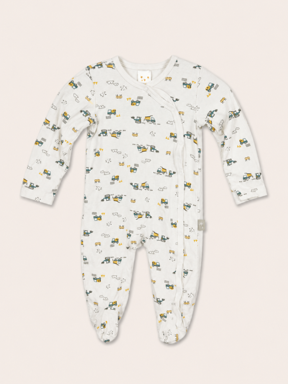 Pusblu Sleepwear White with multicolor print