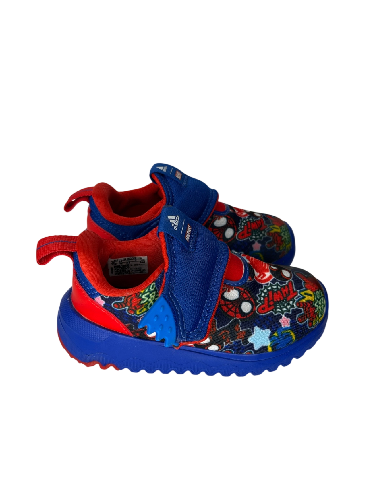 Adidas x Marvel Sneakers 24 Red and Blue