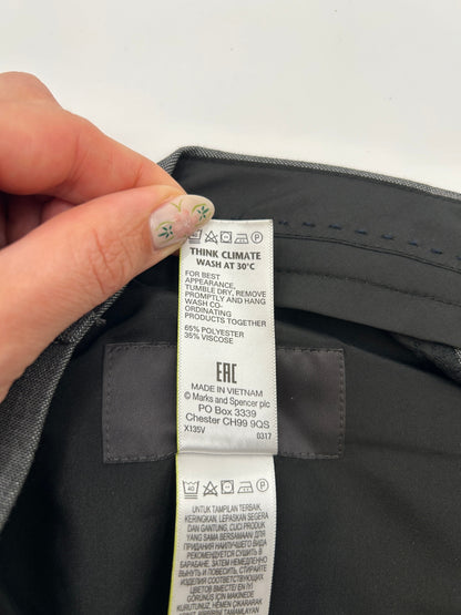 M&S Collection Pants 32 Gray