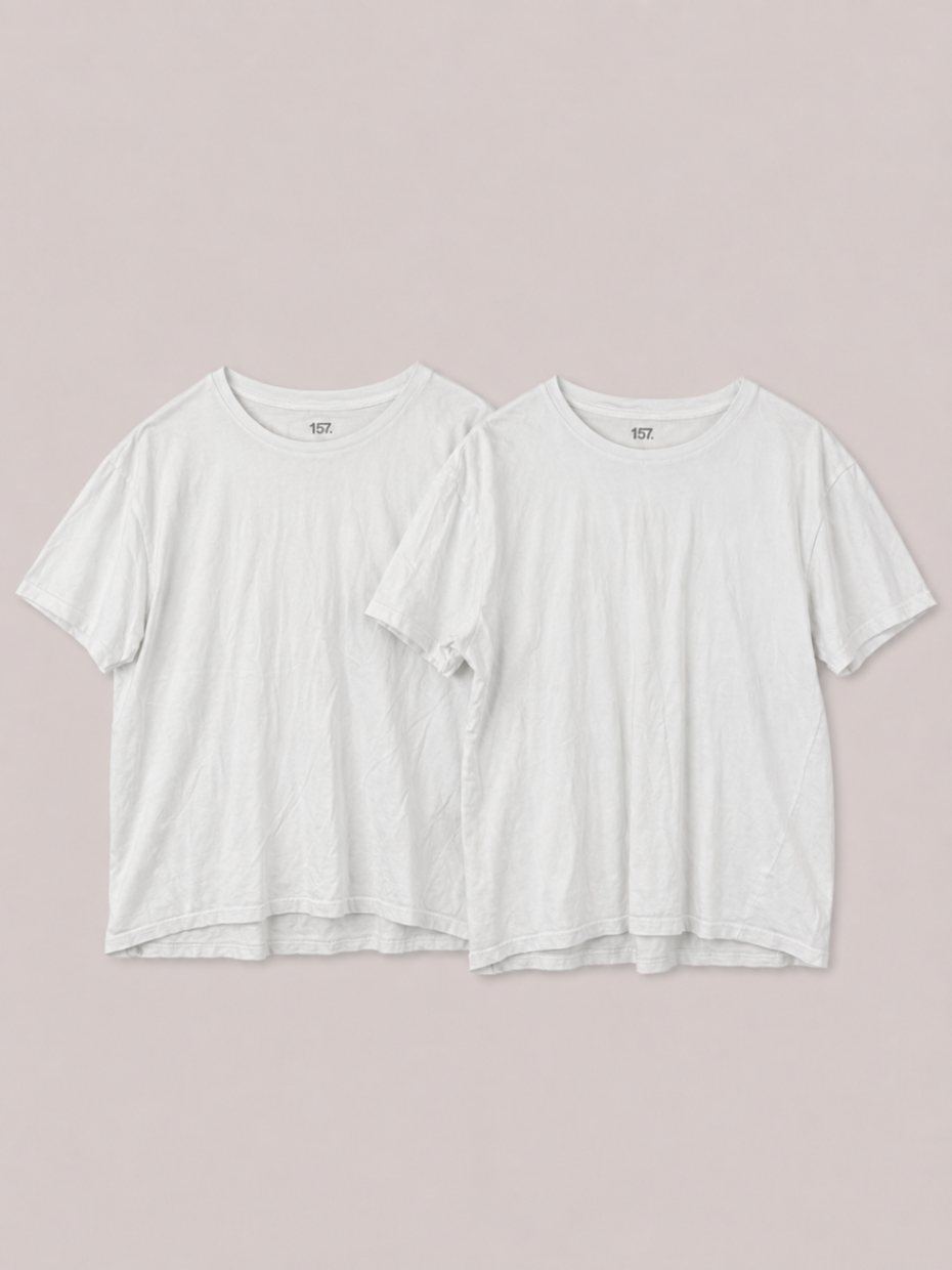 157. T-Shirt L White