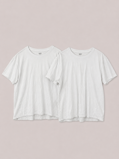 157. T-Shirt L White