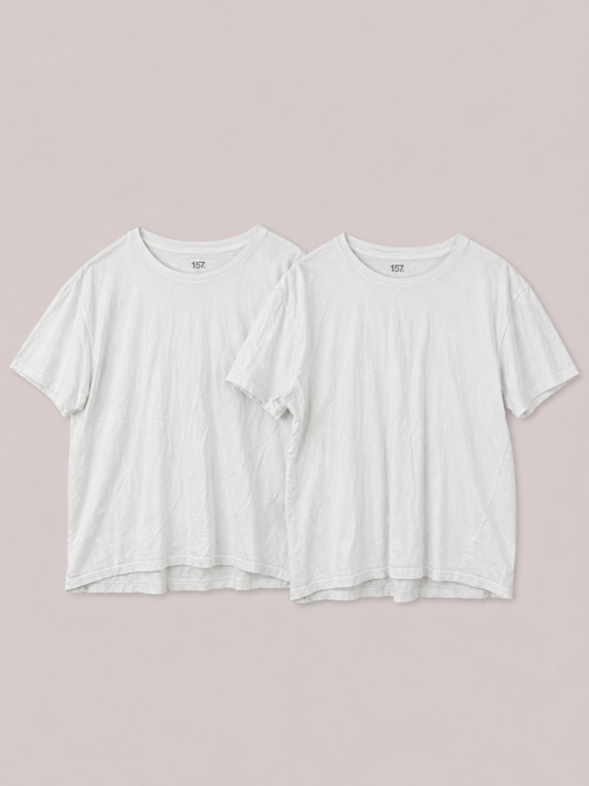 157. T-Shirt L White