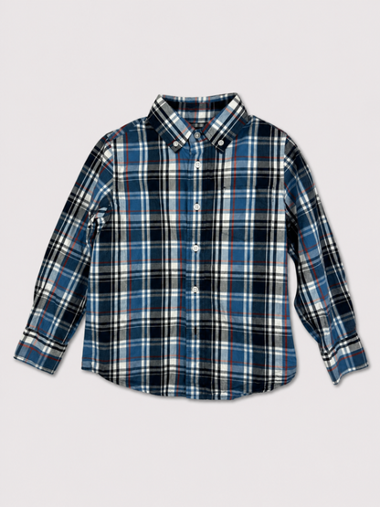 Crewcuts Shirt Blue, Black, White, Red 4-5
