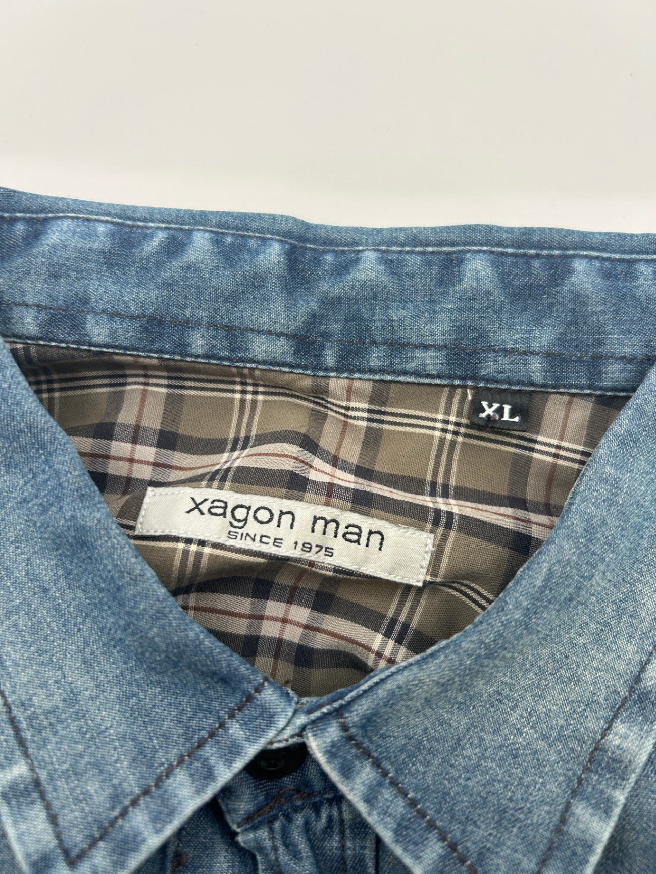 Xagon Man Shirt Light Blue XL