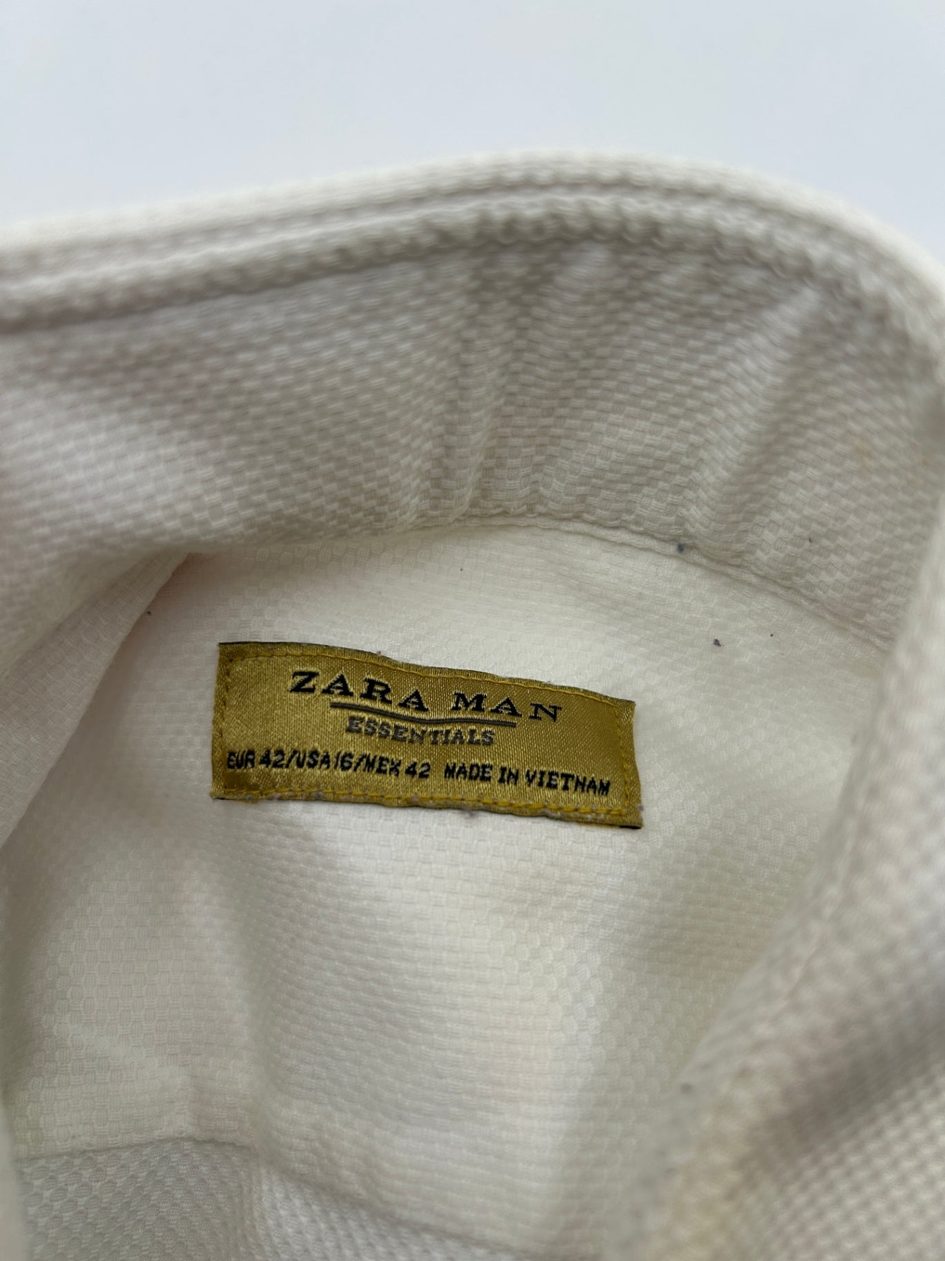 Zara Man Shirt White
