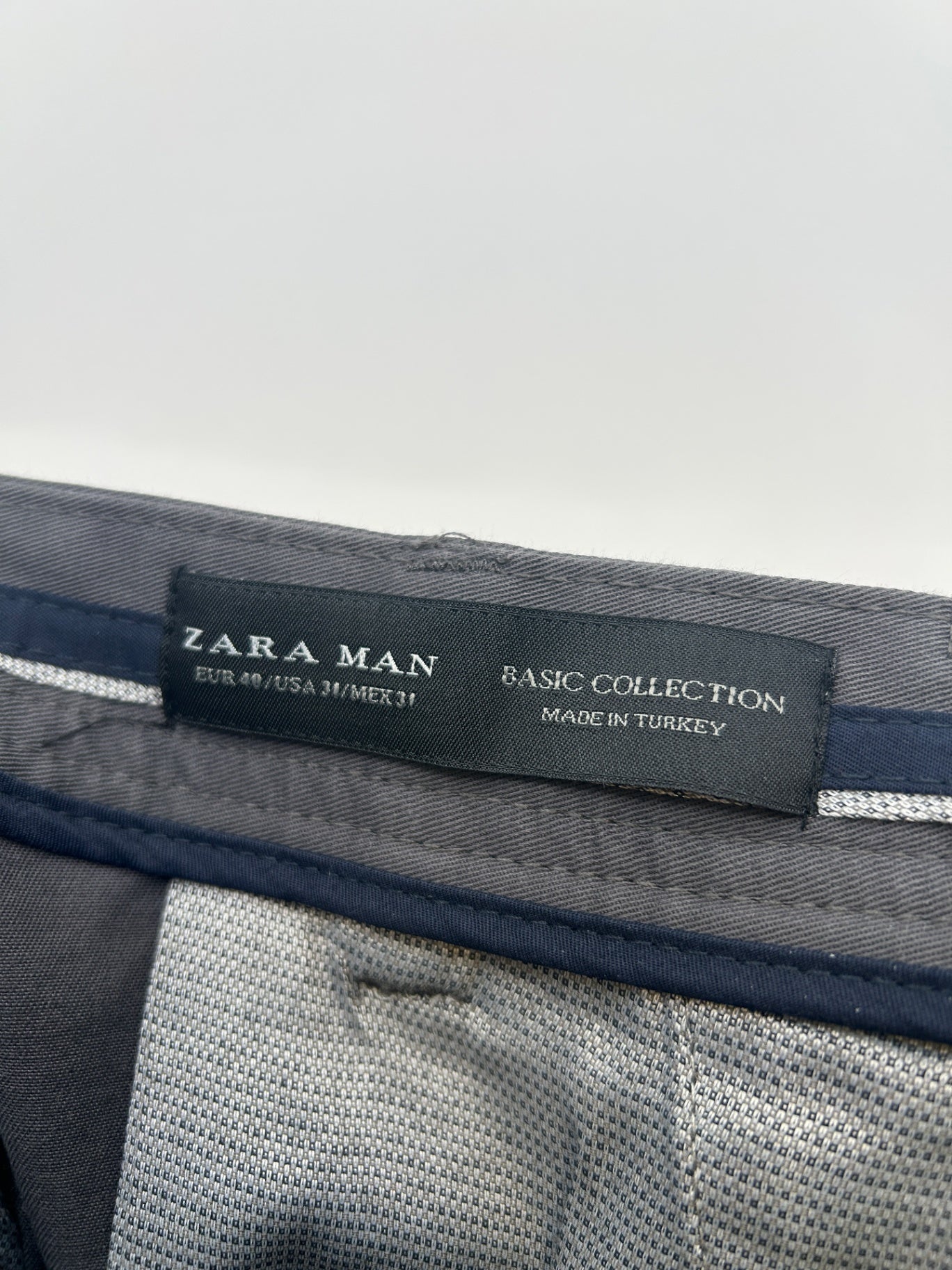 Zara Man Pants Gray