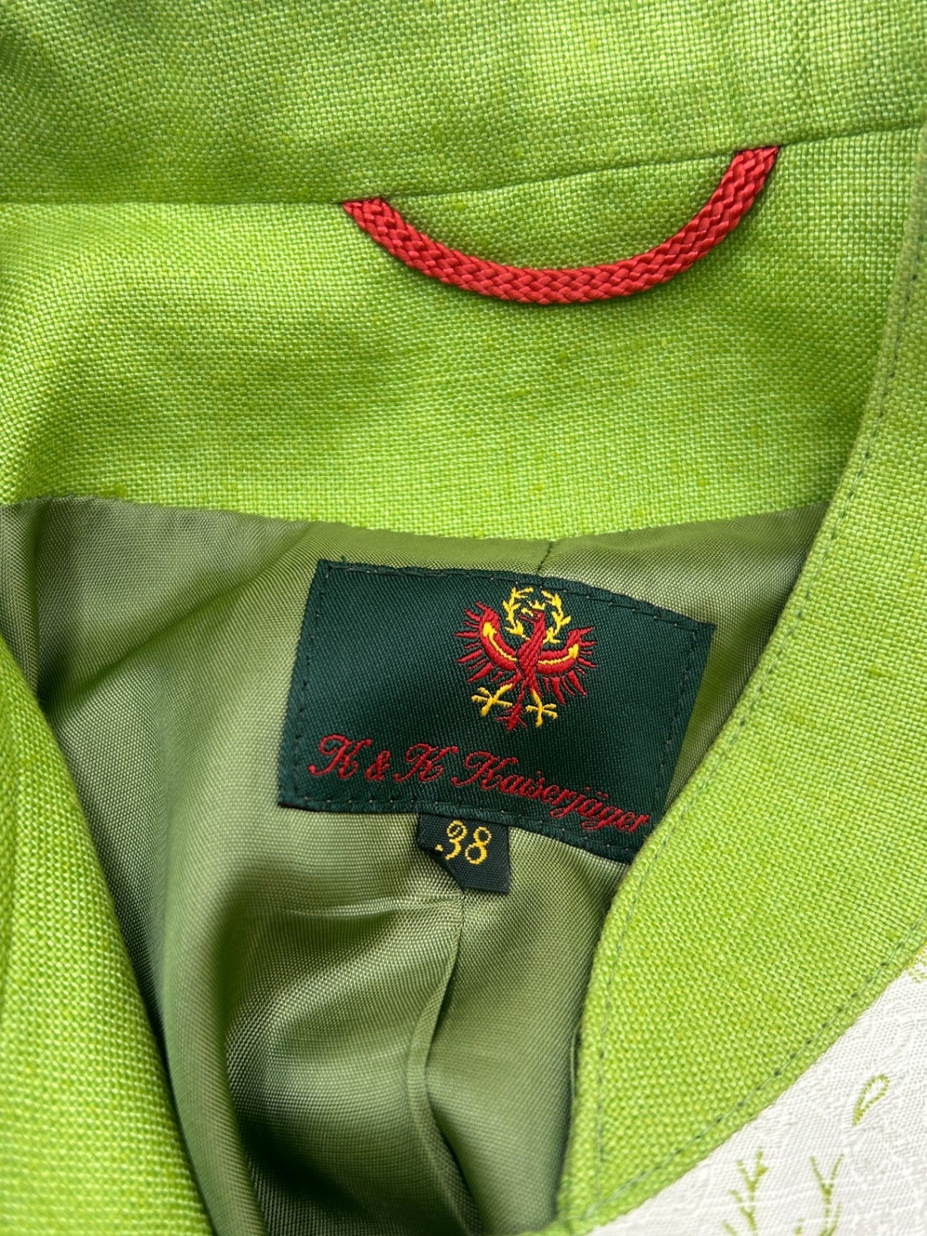 K & K Kaiserjäger Jacket White and green 38