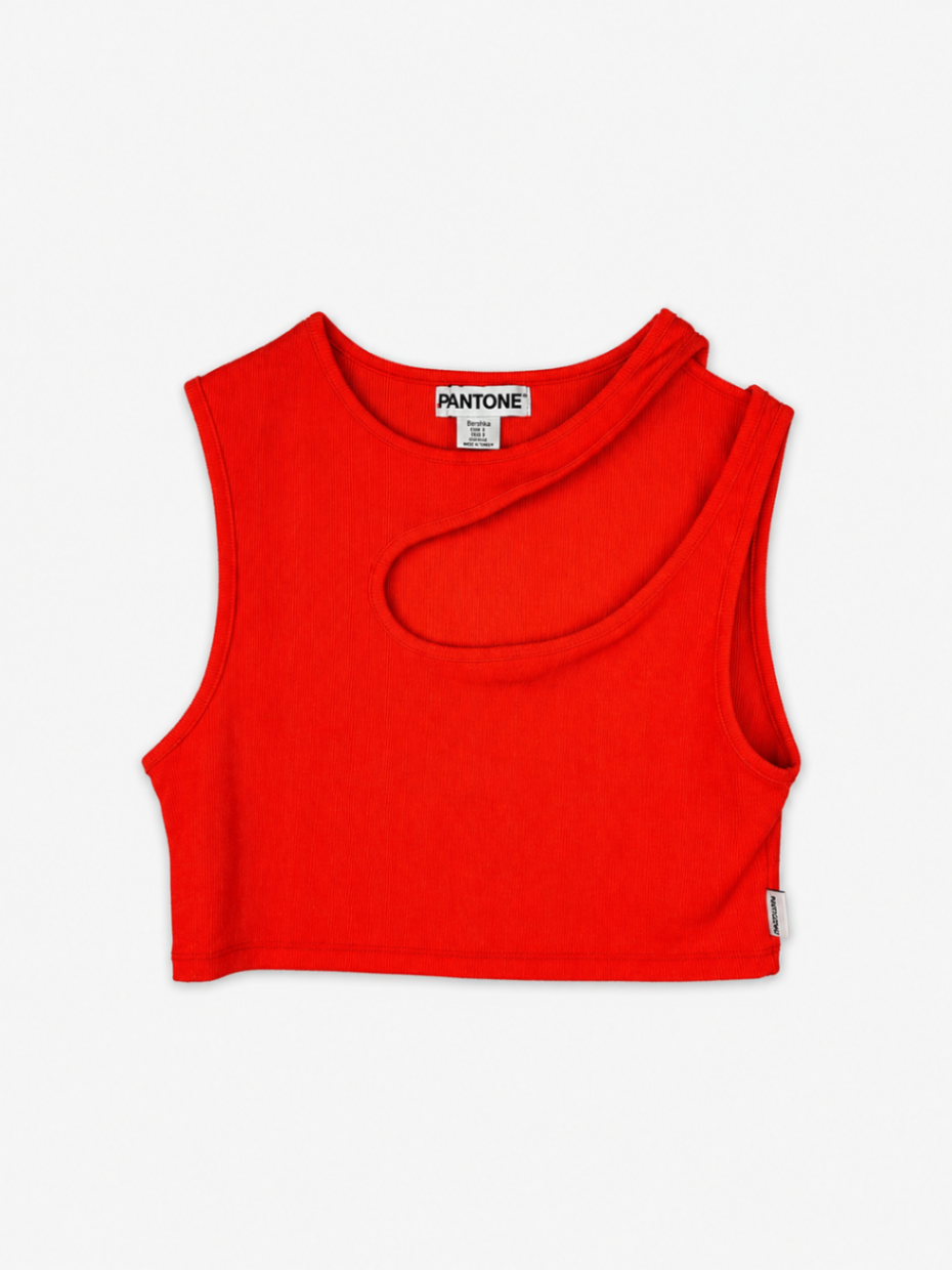 Pantone Berbua Tank Top M Red