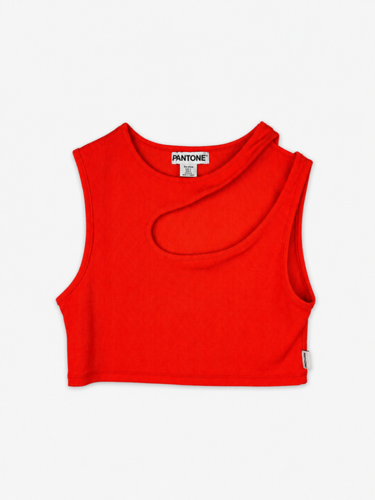 Pantone Bershka Tank Top M Red