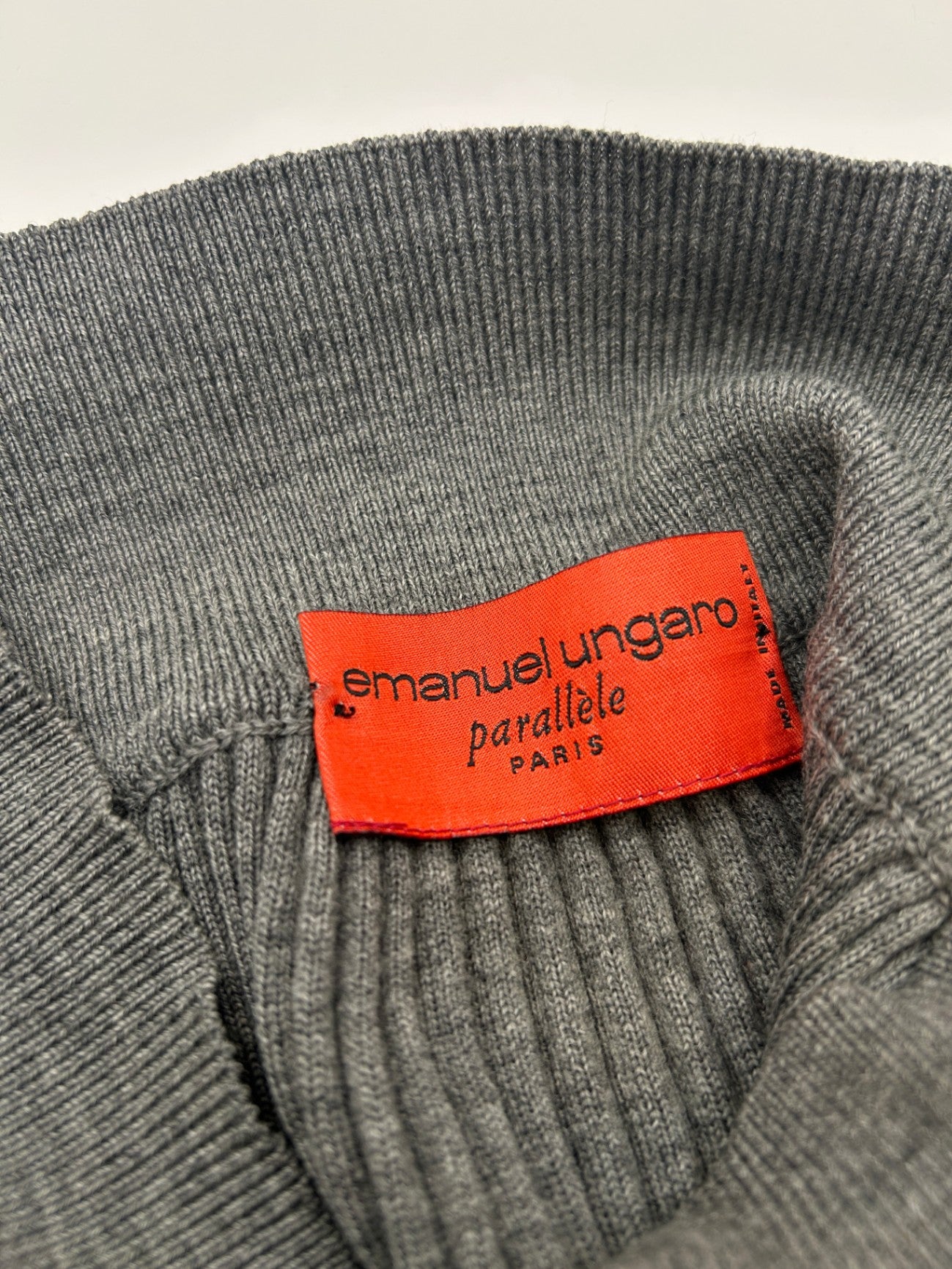 Emanuel Ungaro Skirt S Gray/Charcoal