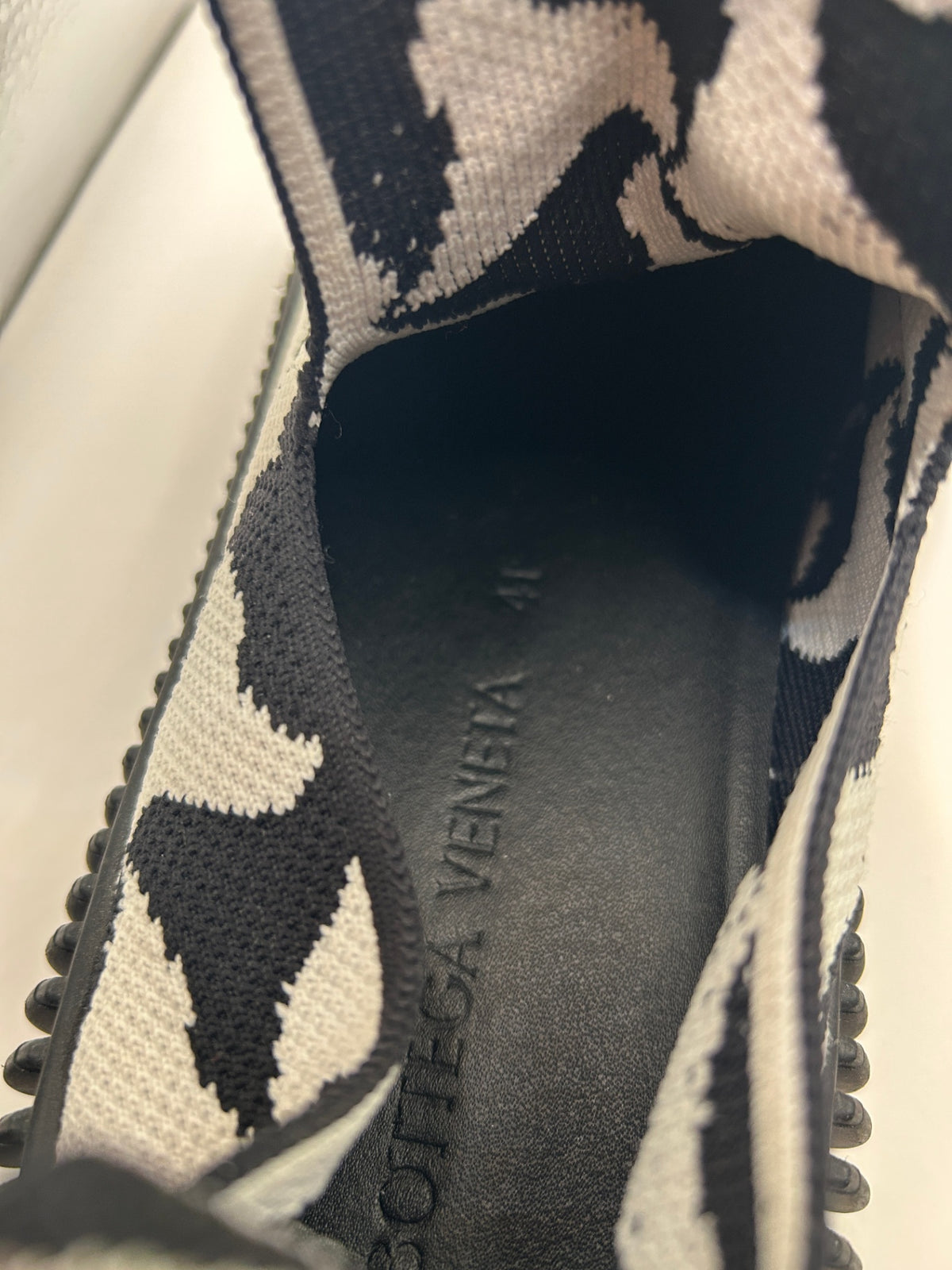 Bottega Veneta Sneakers 41 Black and White
