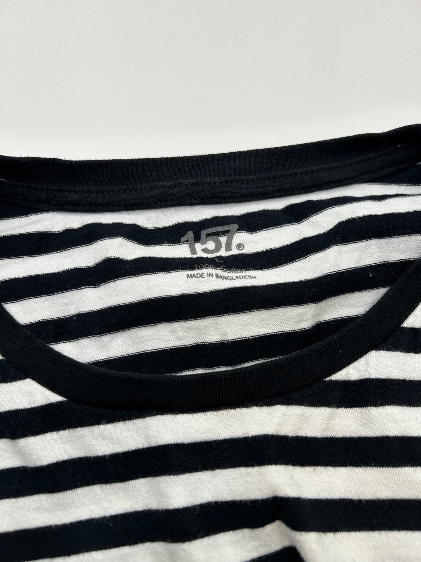 157 Lager T-Shirt Black and White L