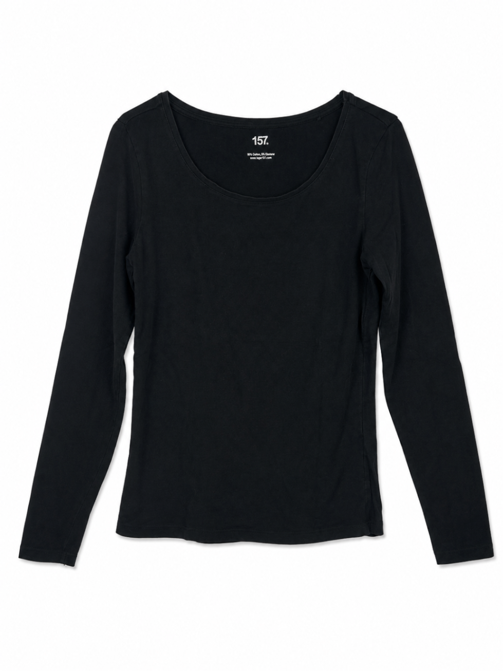 157. Long Sleeve T-Shirt M Black