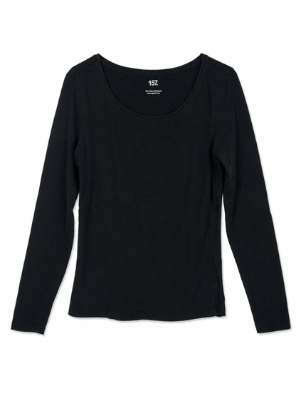 157. Long Sleeve T-Shirt M Black